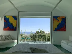 Il Carrubo Capri - Vue de la chambre