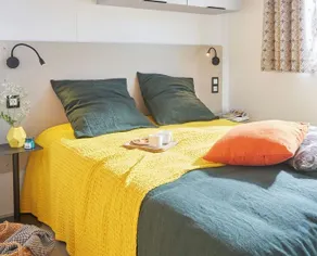Mobilheim mit 2 Schlafzimmern für 4 Personen - Zimmer