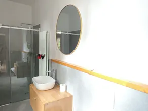 Ferienhaus Alter Bahnhof Stötteritz - Salle de bain