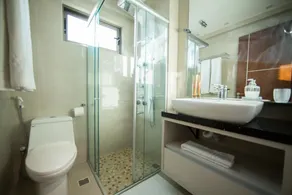 Premium Flat Praia Calma - PontaNegra - Badrum