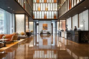 佛山顺德北滘希尔顿欢朋酒店 Hampton by Hilton Foshan Shunde Beijiao Near Midea's headquarters - Rezeption