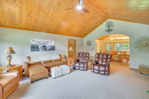 40-acre Waterfront Retreat on the White River! - Interior