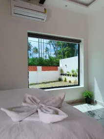 Wavealokam Beach Retreat - Vista do quarto