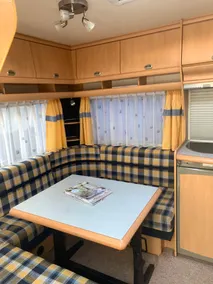 Hobby De Luxe Caravan - Dining