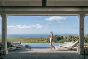 Rosewood Kauri Cliffs - Ausblick vom Zimmer