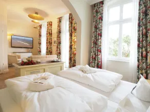 Strandhotel Heringsdorf mit Soleaußenpool 30 Grad - Chambre