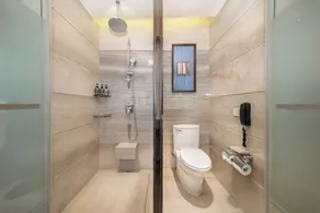 佛山南海金融城瑾程酒店--广交会期间免费班车接送 - Salle de bain