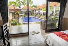 Tulamben Dive Resort - Ausblick vom Zimmer