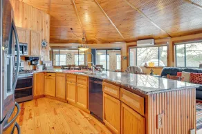 Dock & Beach Access: Scenic Lake Ossipee Cabin! - Interior