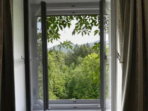 Der Schlosswirt zu Anif - Biedermeierhotel und Restaurant - Vue de la chambre