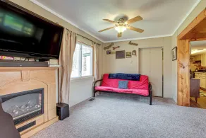 On Muskegon River! Wooded & Peaceful Retreat - Interior