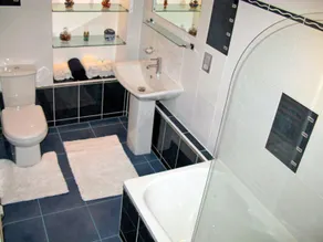 Cottage adapté aux familles avec jardin et barbecue | Avec animaux admis - Salle de bain
