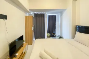 Best Furnished Studio Tokyo Riverside Pik 2 Apartment - Habitación