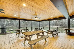 Fire Pits + Gazebo: Lakefront Escape in Terry! - Interior