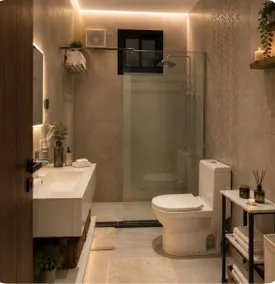 Comfortable Diamond Apartments Al Bawadi - Badrum