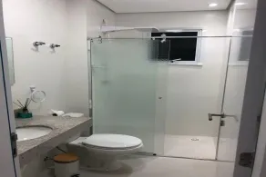 Flat Boqueirao Praia Grande - Baño
