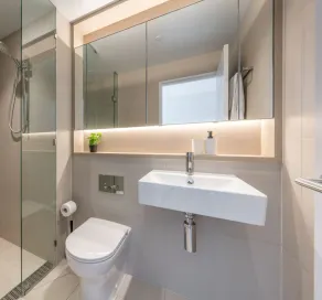 Melbourne Private Apartments - Collins Wharf Waterfront, Docklands - Bathroom