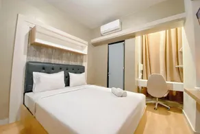 Brown Toned 1Br Without Living Room Apartment At The Alton - Room