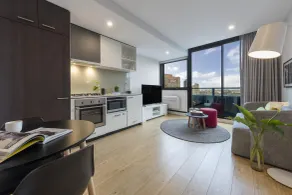Oaks Melbourne Southbank Suites - Værelse