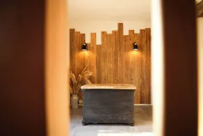 Bed & breakfast avec sauna, piscine et jardin | Vue jardin - Réception