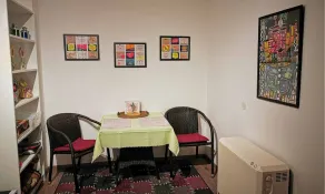 Burgauer Fewo - Refeições no quarto