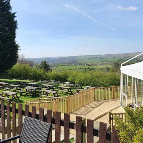 Moorcock Inn Littleborough - Ausblick vom Zimmer