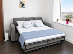 Spacious Wimbledon Flat Walk to Staton Sleeps 4 - Værelse