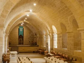 Auberge de jeunesse de l'abbaye de Cadouin - Salottino della hall