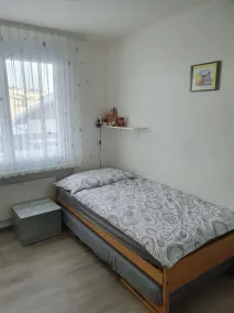 Appartamento con ampio terrazzo e vista lago e monti - Camera