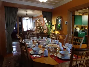 Gîte À l'Augustine - Restaurante