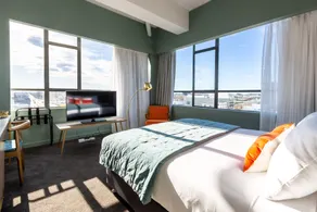 The Muse Christchurch Art Hotel - Ausblick vom Zimmer