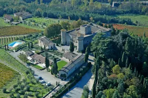 Castello Di Meleto - Vue de la chambre