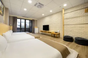 大溪老城四季行館桃園市民宿058號 - Chambre
