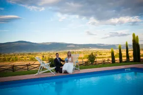 Luxury Villa In Cortona - Piscina