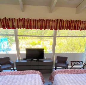 Rio Sierra Riverhouse - Ausblick vom Zimmer
