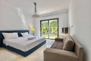 Casa Palma appartement avec jardin prive La Marsa - Chambre