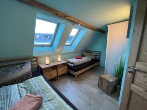 Appartement avec sauna, barbecue et terrasse | Avec animaux bienvenus - Chambre