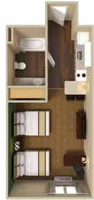 Extended Stay America Suites - St Louis - Westport - Central - Chambre