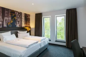 Hotel Duda Langenbruck an der A9 zwischen Ingolstadt und München, ideal für Stopover, Geschäftsreisen und Monteure - Chambre