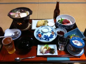 Horieya Ryokan - Repas et boissons
