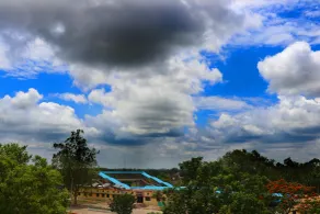 Surya Hotel - Vue de la chambre