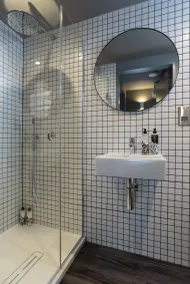 Hiding Space - Trim Street Apartments - Bathroom