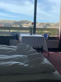 Strandhotellet Vedersø - Ausblick vom Zimmer