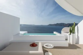 Saint Santorini - Vue de la chambre