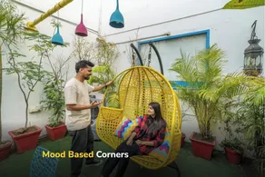 goSTOPS Delhi - Private Rooms & Dorms - Coin salon dans le hall