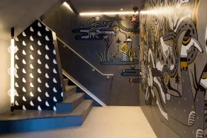 Pangea Pod Hotel - Entrée intérieure