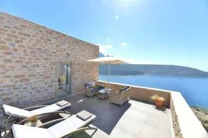 Akrolithi Boutique Hotel - Ausblick vom Zimmer