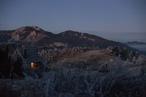 Koča Ojstrica - Velika planina - Ausblick vom Zimmer