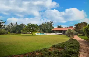 Tranquil Woods - 6BR Villa with Private Pool & Lawn near Bangalore - View from room