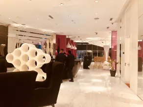 Azure Residences Condominium Daily Rental - Lobby sitting area